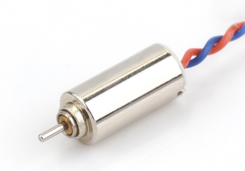 <b>4mm Diameter 8mm Length 2.6V Coreless DC Motor Model 0408</b>